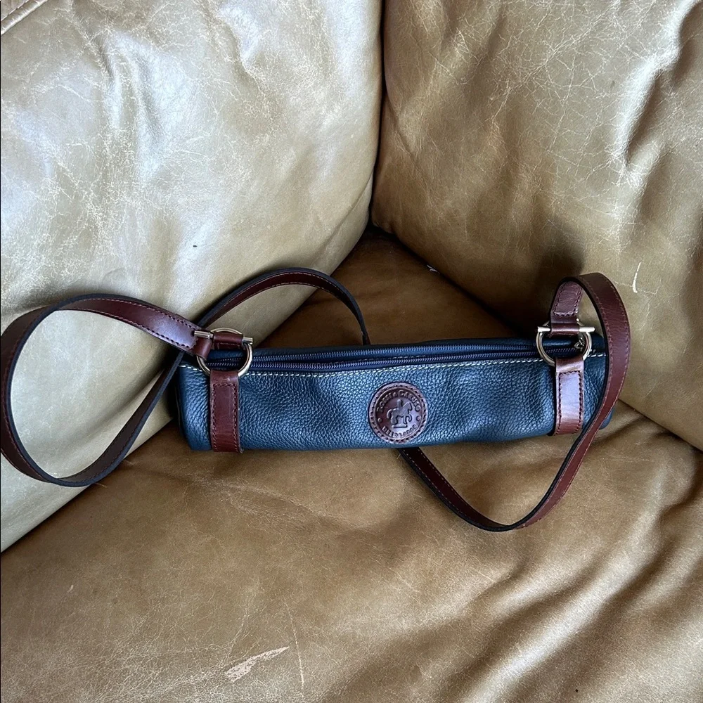 ROSSI CARUSO Stylish Navy Travel Leather Shoulder Bag - Picture 7 of 7